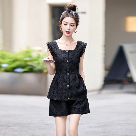 夏季上新时尚小个子舒适透气清凉两件套HR-ZYF8969 商品图2