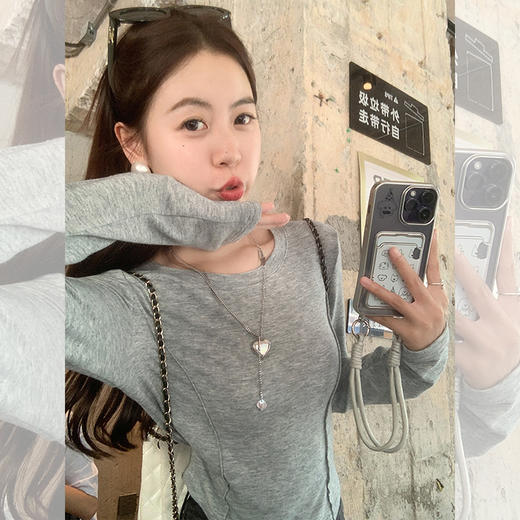 <曾小咸推荐>微信粉丝秒杀专场 仅此今天 活动结束下架【衣橱刚需】2个版本T恤 长袖日常99.99 立减60 秒杀39.99！！短袖日常99.99 立减70 秒杀29.99！！ 商品图2