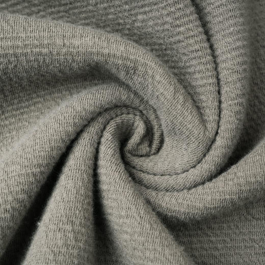 ROMI STUDIO“简约随性”圆领肌理感宽松亲肤浅灰绿卫衣 23AWT1266 商品图2