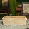 清 汉白玉方形石盆 商品缩略图0