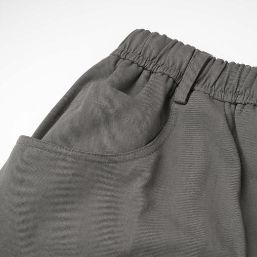 ROMI STUDIO”率性优雅“100%棉抽绳弹力腰直筒宽松休闲裤 24SSK122 商品图1