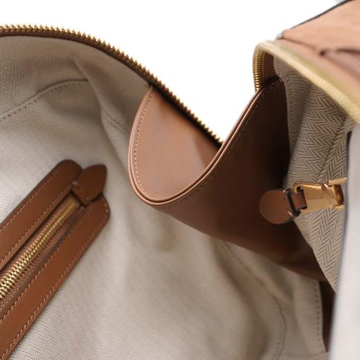 ROMI STUDIO “复古街头” 头层牛皮拼接复古大容量公文包 24SSB261 商品图4