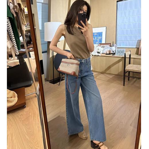 ROMI STUDIO“基础优雅”法式优雅修身船领针织吊带背心M3878 商品图2