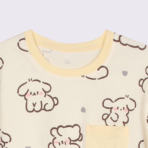 都市丽人睡衣超值精选长袖家居服26支TC65/35单面薄女士棉质套装LHT2H9 商品图4