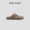 ROMI STUDIO“简约随性”舒适百搭包头软木浅咖色勃肯拖鞋 23AWS157 商品缩略图0