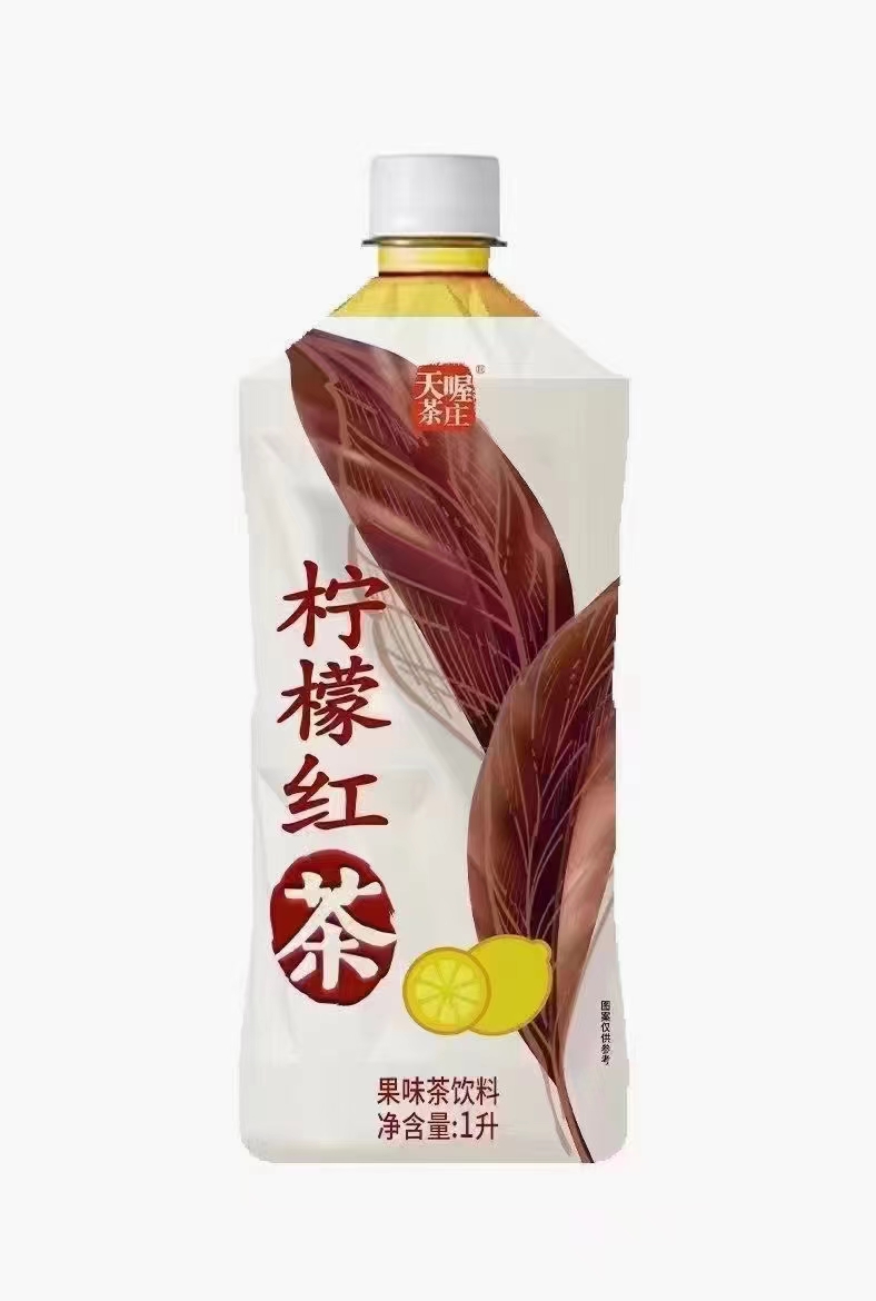 天喔茶庄柠檬红茶1L*12瓶