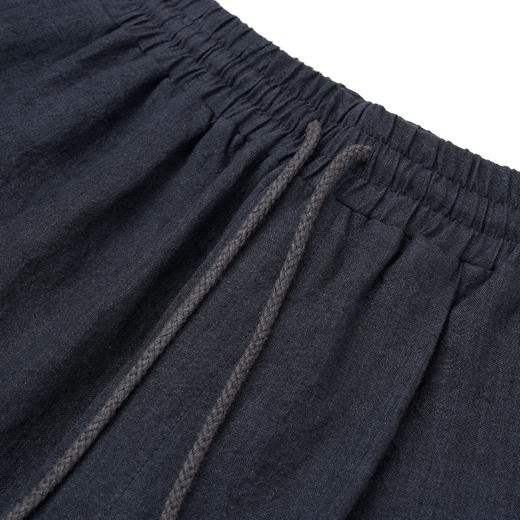 ROMI STUDIO“率性优雅”100%亚麻酵洗加软透气直筒休闲裤24SSK361 商品图2