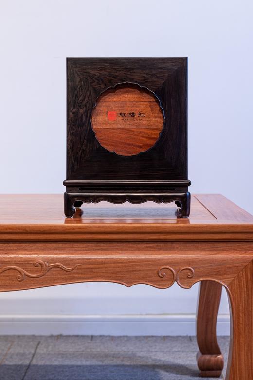 红桥红  家具严选  缅甸花梨（大果紫檀）【紫光檀x缅花水月洞天茶盒】 商品图0