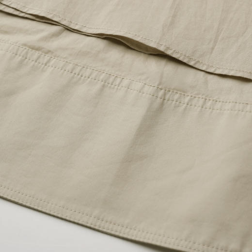 ROMI STUDIO“法式优雅”100%长绒棉砂洗轻薄加软A字半裙 24S3Q1017 商品图4