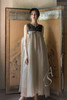 Phaedo 雾金灰廓形叠纱无袖连衣裙 商品缩略图2