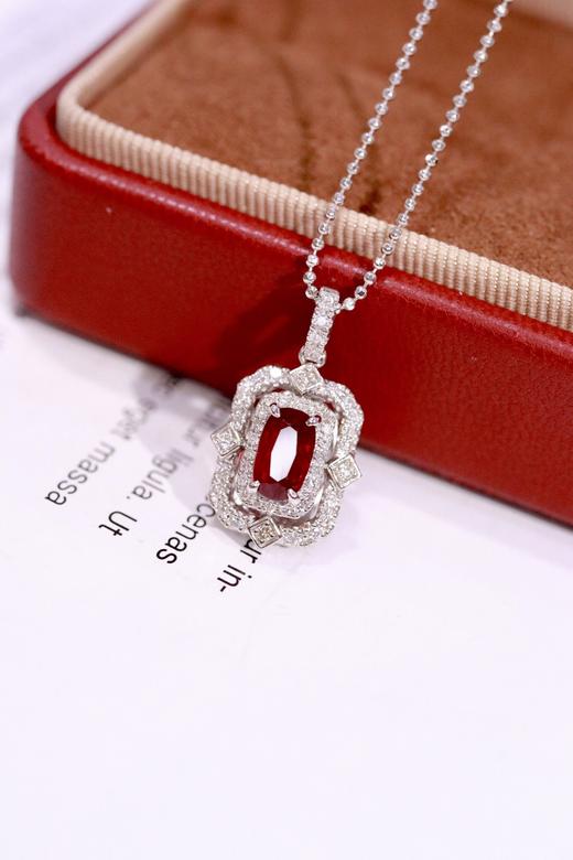 0.77ct 红宝石吊坠 商品图0
