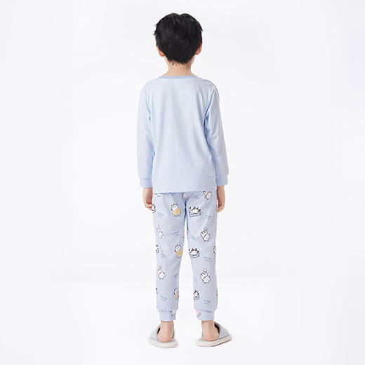 都市丽人眯雅佳睡衣超值精选长袖26支纯棉单面薄童装棉质长袖套装JHT2C8 商品图3