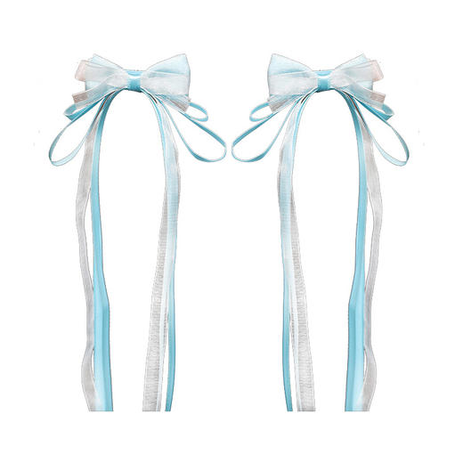 【迷你蝴蝶结发夹】儿童不伤发婴儿发卡盘发神器女孩发夹古风发带 商品图4