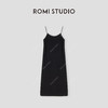 ROMI STUDIO “午后戛纳” 三醋酸桑蚕丝竹纤维混纺连衣裙 24SSM724 商品缩略图0