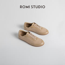 ROMI STUDIO“空气鞋”百搭休闲平底舒适拼接复古系带运动鞋S3531