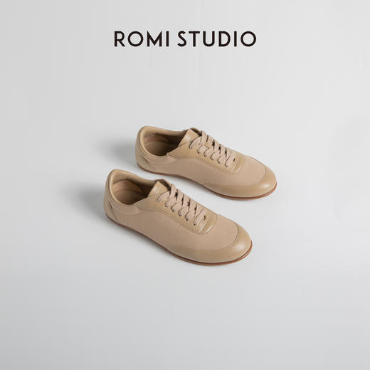 ROMI STUDIO“空气鞋”百搭休闲平底舒适拼接复古系带运动鞋S3531 商品图0