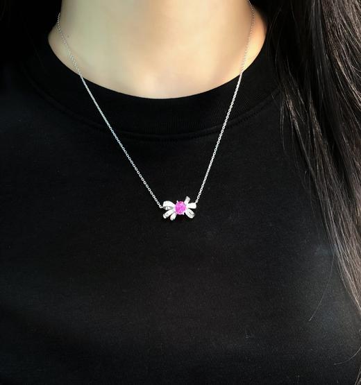 1.12ct 4.15g 蓝宝石项链 商品图4