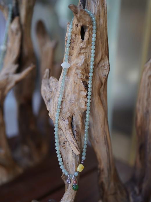 难以复制的国风美学——晴水和田玉珠串！玉质地油润细腻，莹润冰透的果冻质感~整体色调清新淡雅，佩戴复古雅致！细腻温润，清幽洁净， 衬托东方女子的从容与风雅 商品图14