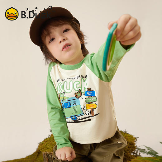 B.Duck小黄鸭童装春秋长T恤105-150 BF3506081 商品图3