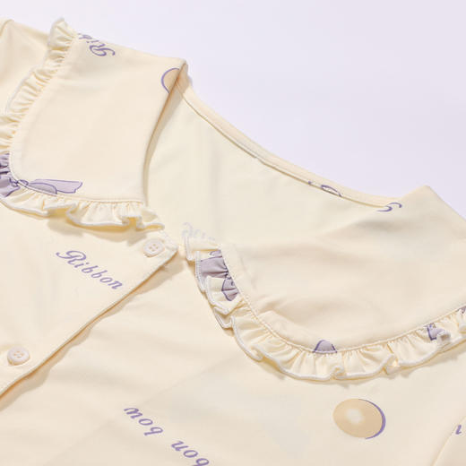 都市丽人睡衣超值精选长袖家居服仿棉牛奶丝薄女士牛奶丝套装LHT1K1 商品图4