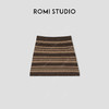 ROMI STUDIO“复古美学”5s100%棉带子纱令士拨花针织半裙 24SSM973 商品缩略图0