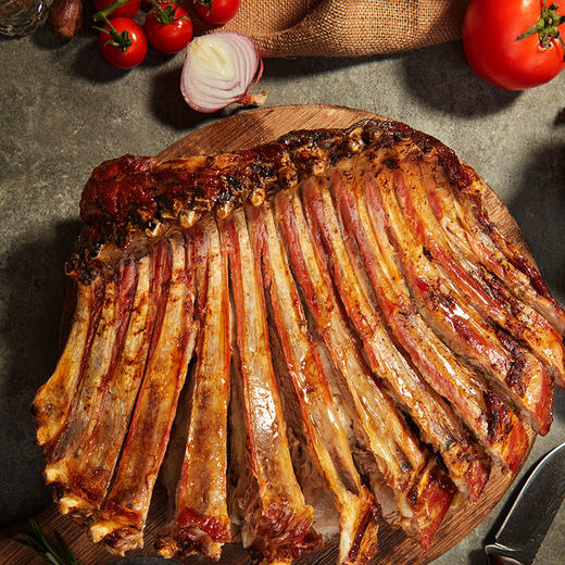 盐池滩羊带脊羊排4斤整块羊排宁夏羊肉新鲜现杀冷冻  包邮 商品图5