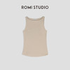 ROMI STUDIO【高品质】简约百搭纯色修身无袖一字领吊带背心T3187 商品缩略图3