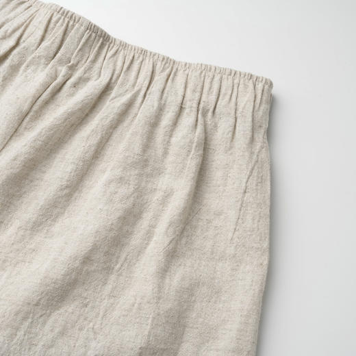 ROMI STUDIO “法式态度” 亚麻棉混纺麻结肌理直筒休闲裤24SSK1023 商品图2