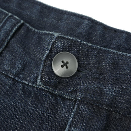 ROMI STUDIO“优雅丹宁”100%高支斜纹棉双倒褶直筒牛仔裤23AWN1399 商品图2