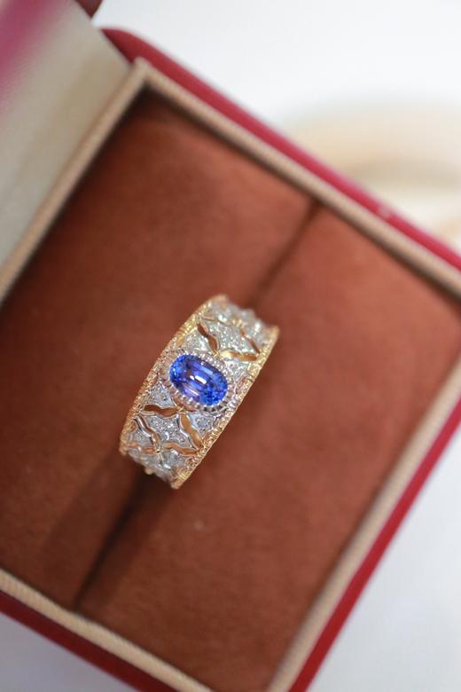 0.72ct 蓝宝石戒指 商品图7