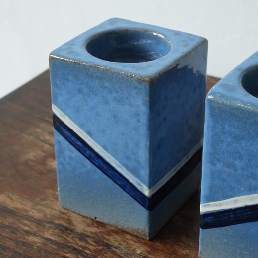 1960s丹麦设计师Hytholm Keram手绘陶瓷烛台 商品图3