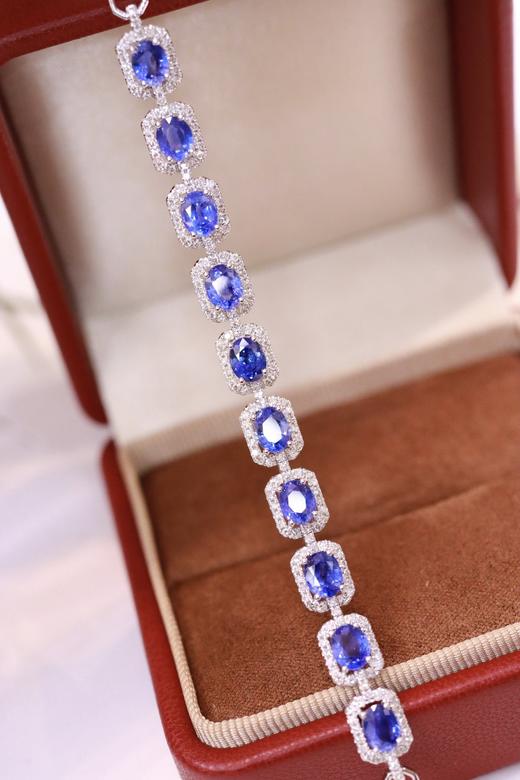 4.69ct 蓝宝石手链 商品图2