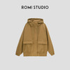 ROMI STUDIO“Cozy Design”棉质挺阔透气连帽抽绳风衣外套24SSW114 商品缩略图0
