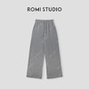 ROMI STUDIO“Chill Vibes” 重磅棉抽绳垂感针织休闲卫裤 24SSK158 商品缩略图0