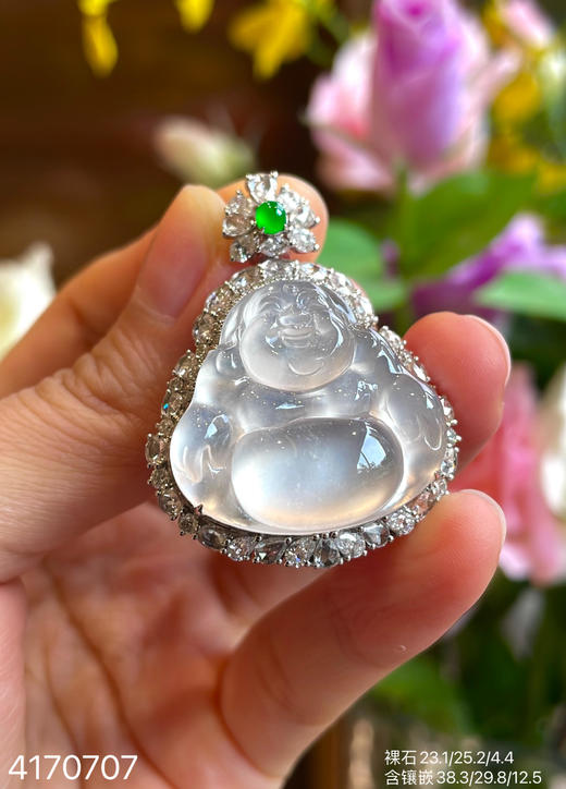 玻璃种佛公吊坠    99999【4170707】 商品图2
