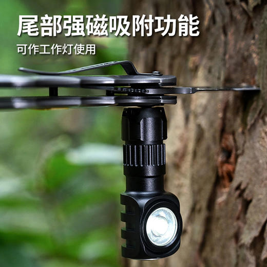【178起开抢！全网ZUI低】务本H5头灯强光充电户外远射超亮头戴式钓鱼专用续航超长52000（建议可充电锂电版） 商品图3