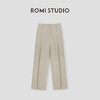 ROMI STUDIO“意式绅士”莫代尔棉混纺洗水纹理直筒休闲裤 24SSK397 商品缩略图0