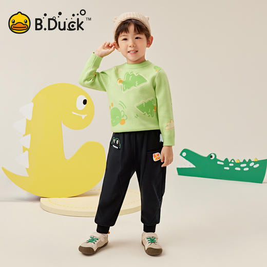 B.Duck小黄鸭童装春秋针织裤90-130 BF3563003 商品图4