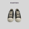 ROMI STUDIO小众简约 百搭皮质帆布撞色拼接饼干休闲鞋 S3537 商品缩略图3