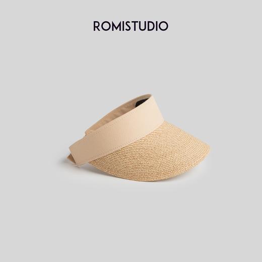 ROMI STUDIO【高品质】纯色百搭户外遮脸休闲编织遮阳帽 S3419 商品图1