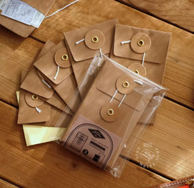 本子事多绕线复古粘贴收纳袋