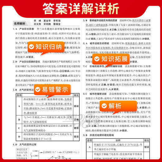 天利38套 2025新高考十年高考真题 地理 2015-2024年高考真题(教学考试研究院) 商品图4