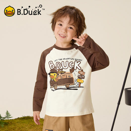 B.Duck小黄鸭童装春秋长T恤105-150 BF3506081 商品图2