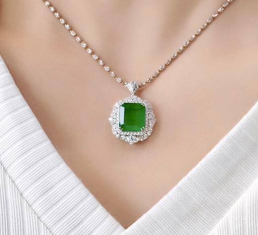 8.65ct 祖母绿戒指吊坠 商品图4