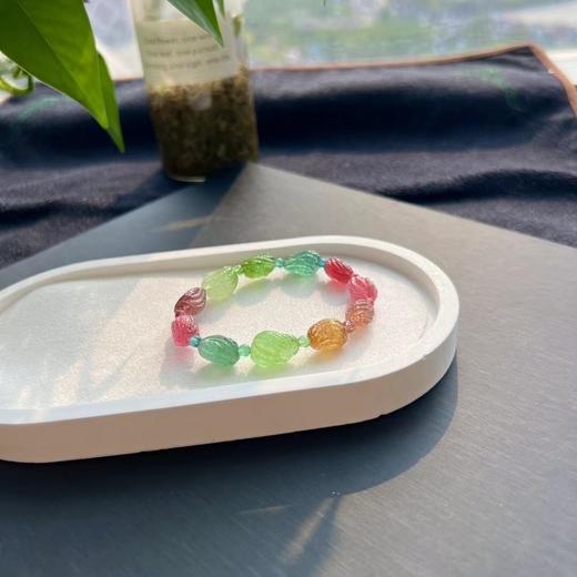 21.84g 8.5mm 雕刻碧玺手链 商品图1