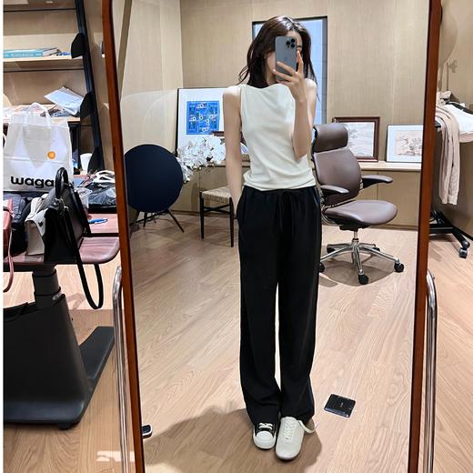 ROMI STUDIO“天丝垂感”天丝麻松紧抽绳垂坠感休闲裤K3369 商品图1