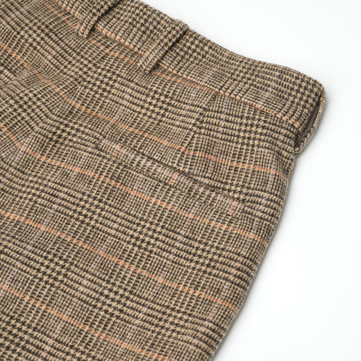 ROMI STUDIO"quiet luxury"精纺羊毛腔调穿搭咖格西裤23AWK805 商品图5