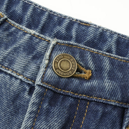 ROMI STUDIO“Clean Fit”100%竹节长绒棉洗水直筒牛仔裤24SSN258 商品图2