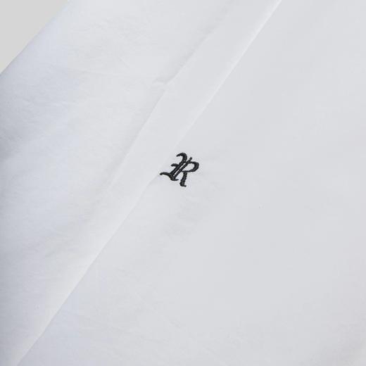 ROMI STUDIO法式翻领 轻奢通勤中袖宽松A字伞裙白色连衣裙D3071 商品图2