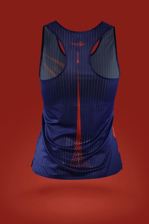 严素跑步背心，火箭系列，男/女款，轻量，快干，严素态度 商品图3